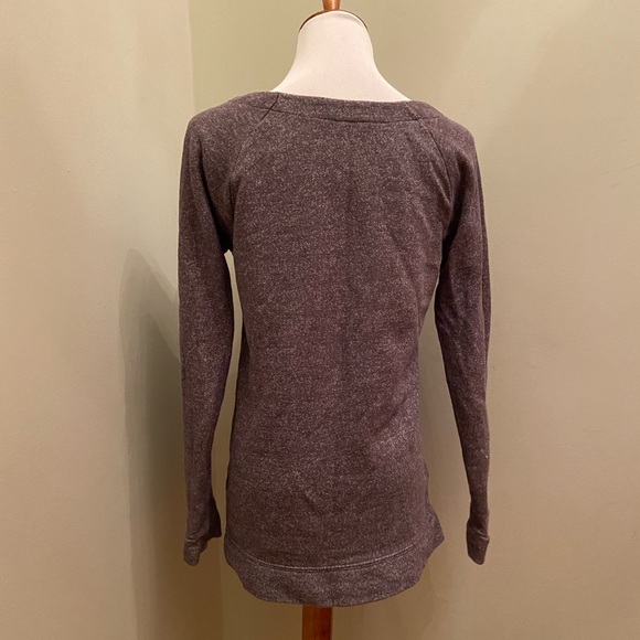 LOFT grey long sleeve top - Picture 4 of 6
